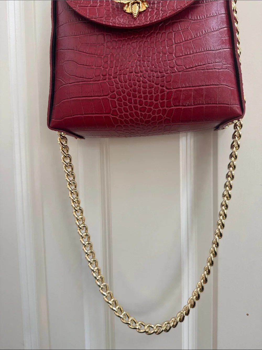 Persaman New York structured croc